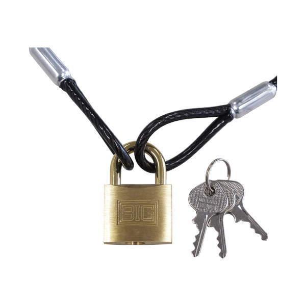 SOL HARD ワイヤー＆パドロック シリンダー錠同一鍵タイプ 1280-30S