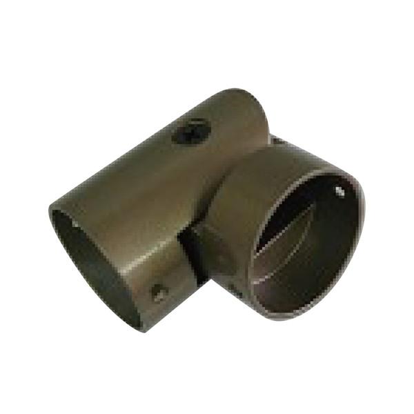 オムソリ オムソリPRO手すり3565シリーズ 丸棒(自在)コーナー金具 35 ブラウン KM35J...