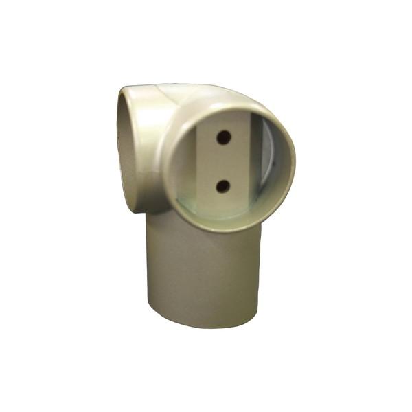 オムソリ オムソリPRO手すりUB35シリーズ コーナーブラケット シルバー UB35C-S 606...