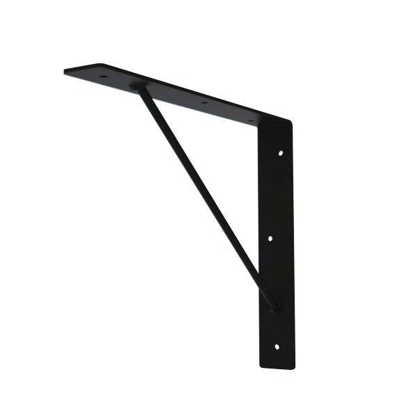 サヌキ 棚受け金具 LTブラケット 130×130×30mm ブラック LT-1313B 1本