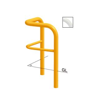 サンポール コーナーアーチ 固定式 FAH-7UR6-650(Y)(W)(C) φ60.5(t2.8...