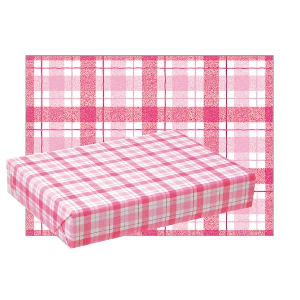 包装紙 チェック 赤 ＤＸ204 748×530 300枚