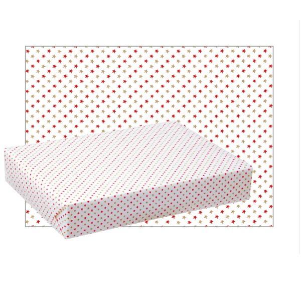 包装紙 スター赤金 ＤＸ260 748×530 300枚