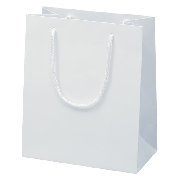 高級感のある 手提げ袋 ショッピングバッグ 383621 グロス ホワイト Ｓ−２２ 220×120...