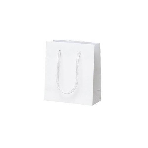 高級 手提げ袋 383870 マット・ホワイト S-T 220×80×350mm 50枚