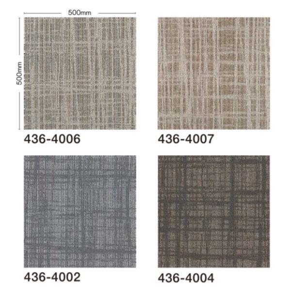 タジマ カーペットタイル タピス ムラサメ 436 500×500mm 16枚