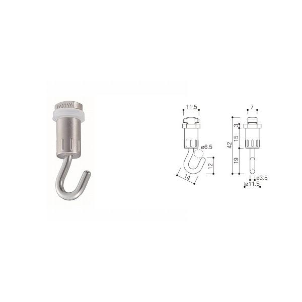タキヤ CAフック 10kg G-1 type 軽量タイプ シルバー