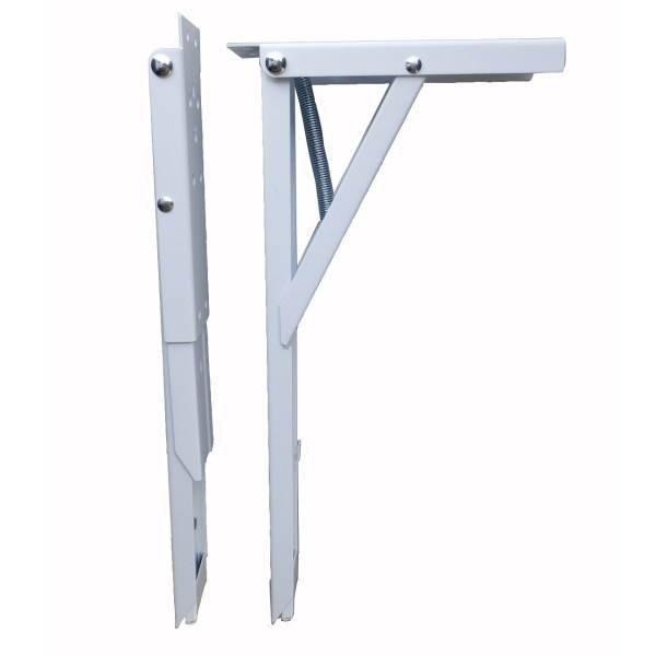 田邊金属 TANNER ジャンボ60 棚受け 耐荷重100kgの折りたたみ式 棚受け金具 1組（2本...