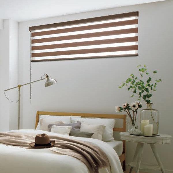 タチカワ 調光ロールスクリーン デュオレスリム ダンテ 防炎 部品色（木目調・単色） RS-939〜...