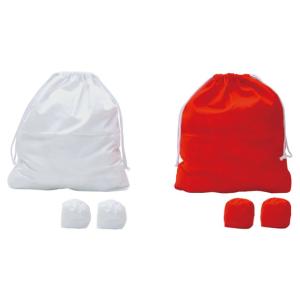 玉入れ球 玉入れ玉 紅白セット 赤、白各50個計100個セット 収納袋付き