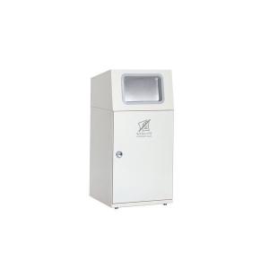 テラモト ステンレス製屑入 四角ゴミ箱 DK-030 28L 約W300×D300×H600mm