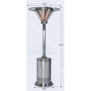 テラモト 屋外用電気ストーブ パラソルヒーター OT-564-500-0 直径950×直径580×高さ2330ｍｍ