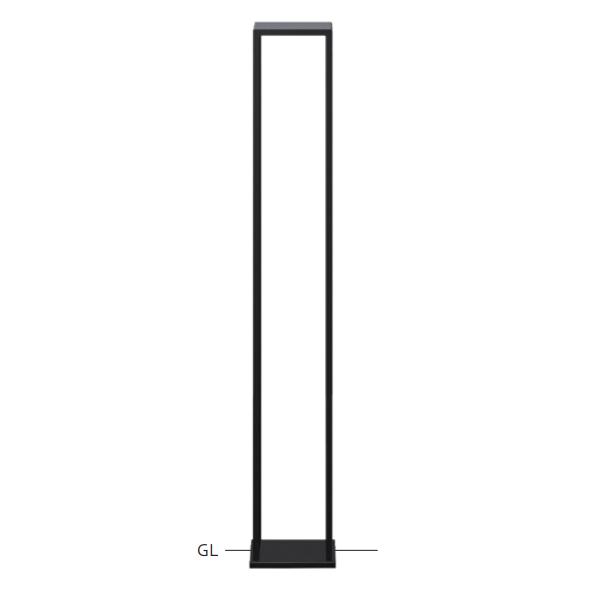 帝金 コンセント内蔵型ボラード 固定式 FC100A-095H □100 GLH700mm