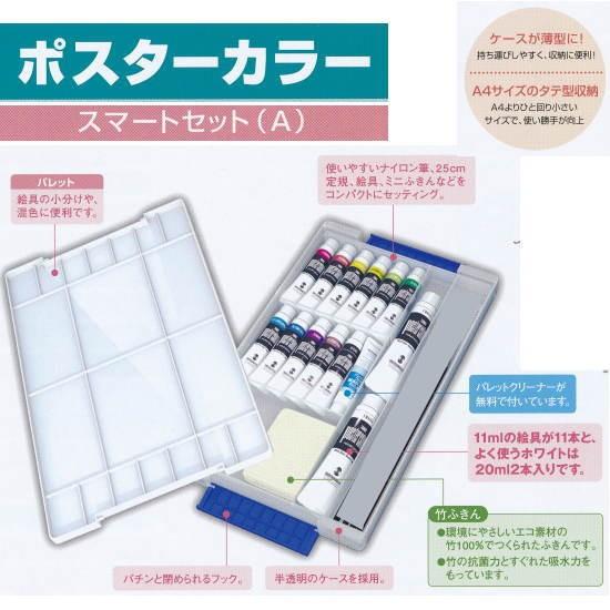 ターナー色彩 ポスターカラー スマートセットA PC13SRA