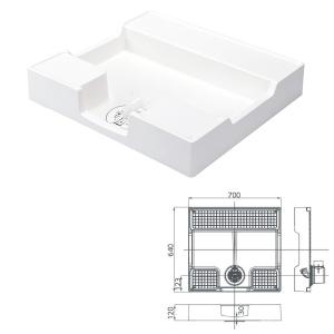 テクノテック かさ上げ防水パン イージーパン TPD640-CW2 W640×D640
