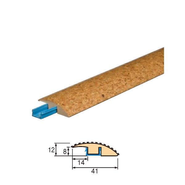 トッパーコルク スピード施工 コルクフローリング専用 コルク柄合成段差ミキリ SM-11 41×18...