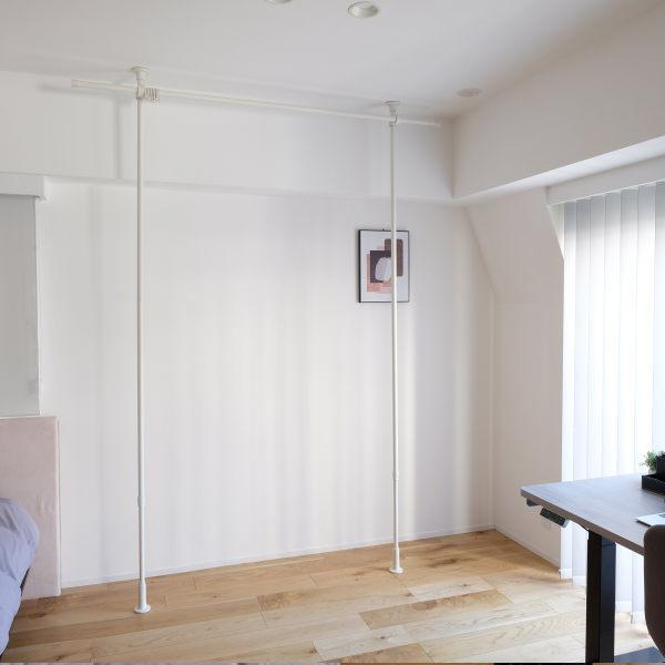 トーソー Naivis つっぱりカーテンレールセット 1.2 R10 ホワイト 07C 300193...