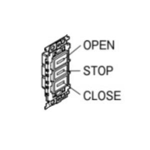 トーソー 埋込スイッチ 3ボタンA本体 405605の商品画像