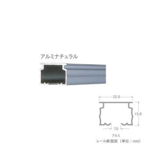 トーソー 点滴用レール ニューデラック レール アルミナチュラル 4.00m 447148｜interiortool