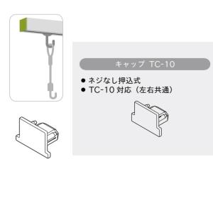 トーソー ピクチャーレール Tシリーズ 部品 キャップ TC-10 ネジなし押込式 （12.5） 793719