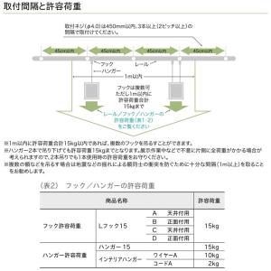 トーソー ピクチャーレール Lシリーズ 部品 ...の詳細画像2