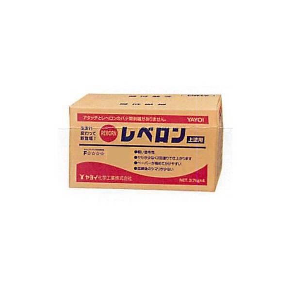 ヤヨイ化学 壁紙仕上げ用パテ REBORN レベロン 60分 黄色 （3.7kg×4袋） 268-8...
