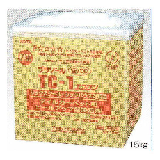 ヤヨイ化学 タイルカーペット用接着剤 プラゾール TC-1 エコロン 15kg 283-251