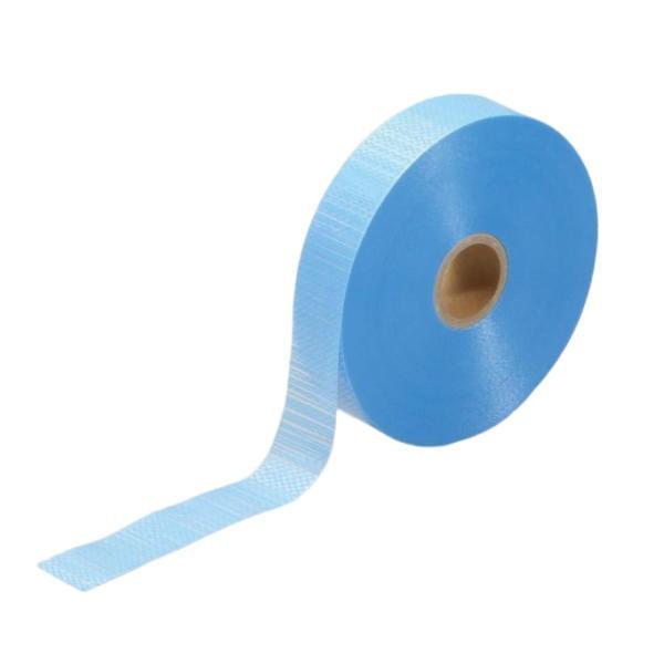 ヤヨイ化学 ストライプ下敷テープ ブルー 幅35mm×長150m巻 1巻 350-139