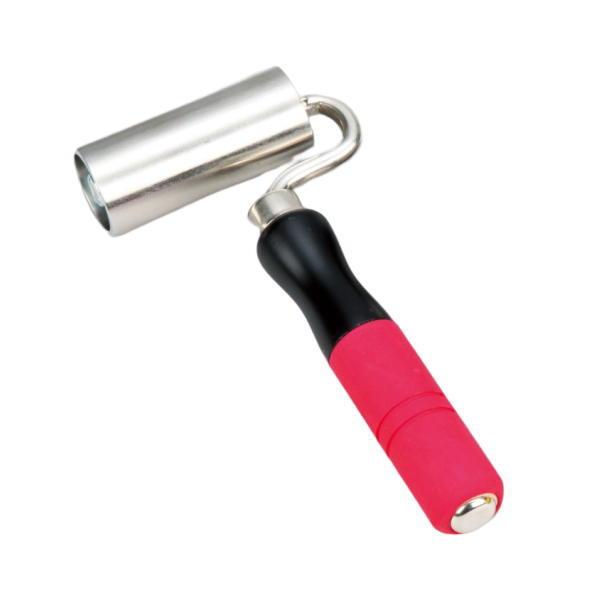 ヤヨイ化学 ステンシームローラーゴムグリップ ライトゴムグリップ 34φ×75mm 赤 372-06...