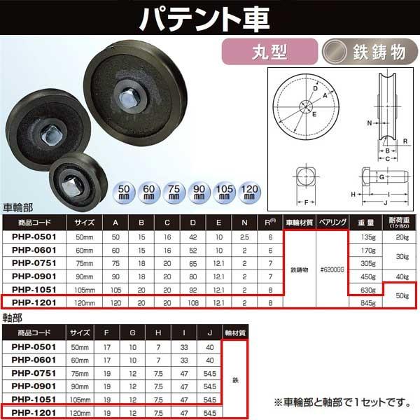 ヨコヅナ パテント車 120 丸 PHP-1201