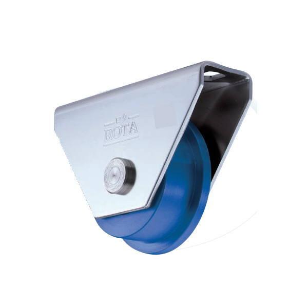 ヨコヅナ MCナイロン 防音 重量戸車 トロ車型 ステンレス枠 60mm WMS-0607