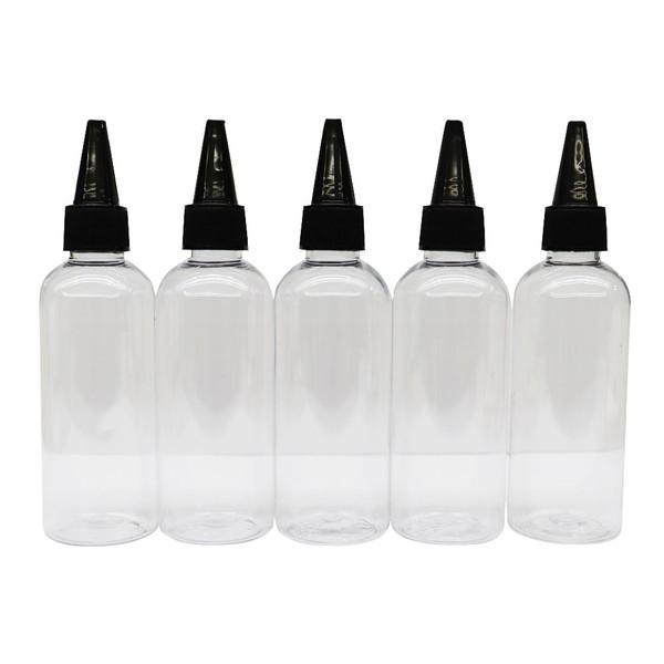 Epo Chemical とんがりキャップボトルPET クリア 100ml 5本セット EP-03-...