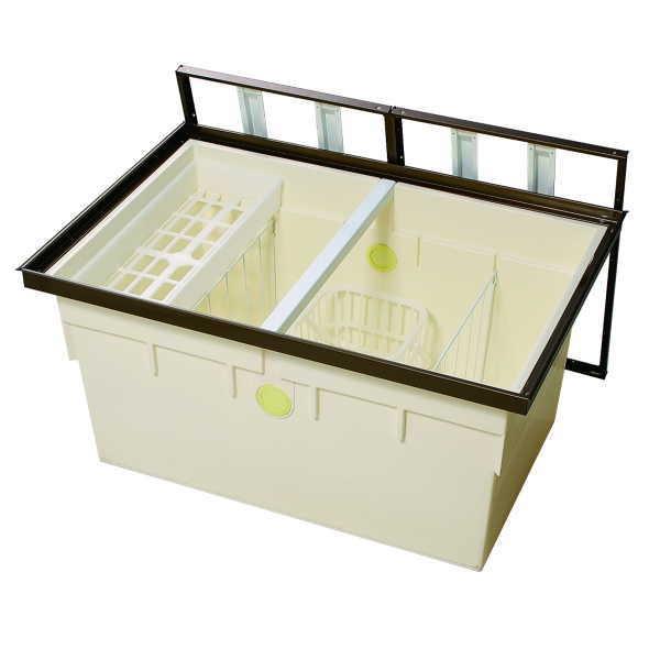 YPC（吉川化成） 一般床下収納庫900型・TKスペーサー追加仕様 深型 9001BDJTKS ブロ...