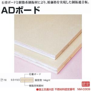 ゼオン化成 サンダム ADボード 制振遮音板 AD19 厚19×910×1820mm 1枚（10枚以上から受注）｜interiortool