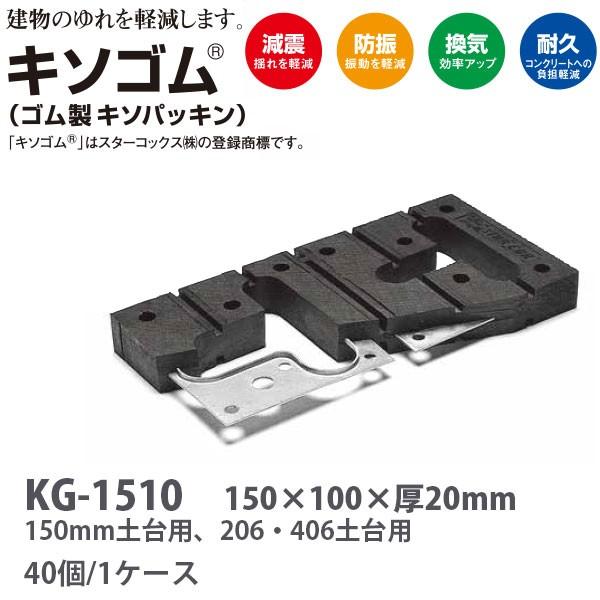 ゼオン化成 サンダム キソゴム KG1510 150mm土台用 20mm厚 150mm×100mm ...