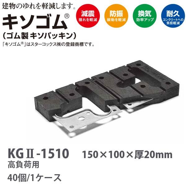 ゼオン化成 サンダム キソゴム KG2 1510 高負荷用 20mm厚 150mm×100mm 40...