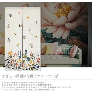のれん 暖簾 ボタニカル 北欧 間仕切り 85...の詳細画像1