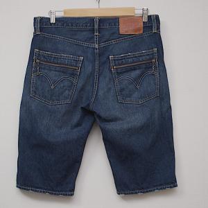 リーバイス Levi's SZ502 Used加工 デニムハーフパンツ 34x14｜interlude