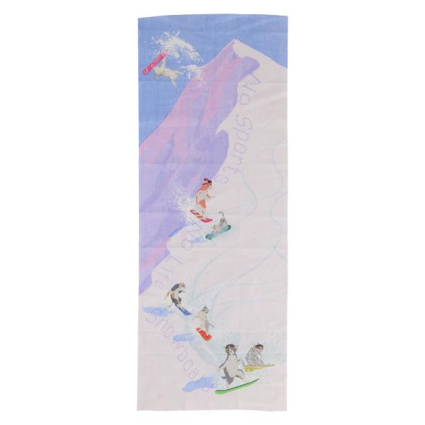 NO SPORTS NO LIFE 手ぬぐい スノーボード スポーツ タオル 猫 ネコ プレゼント ...