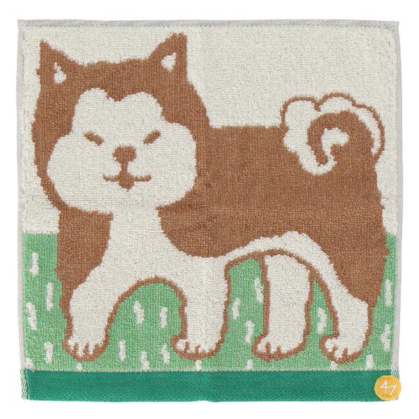 タオルハンカチ ギフト 47 Japan Rediscovery タオルハンカチ 秋田 秋田犬