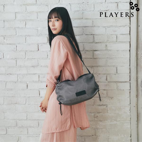 メッシュドロストショルダーS モカ PLAYERS プレイヤーズ バッグ ショルダーバッグ 2025...