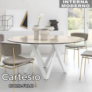 カリガリス カルテジオ 丸型ダイニングテーブル CS4092-FD160 calligaris CARTESIO｜internamoderno