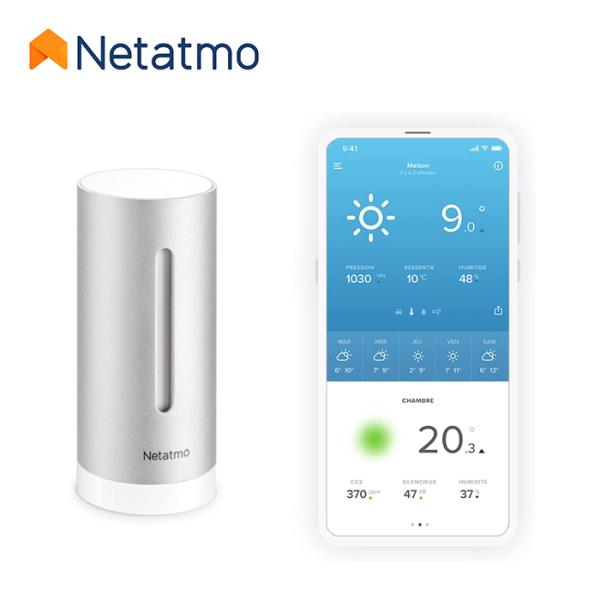 NETATMO ネタトモ ウェザーステーション 屋内用追加モジュール スマホ対応 温度・湿度・気圧・...