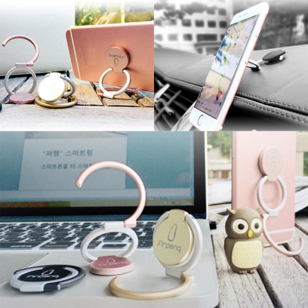 スマホリング Firpeng 360°回転 3箇所回転 角度調整可能 バンカーリング スマホホルダー...