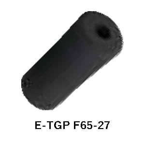 E-TGP F65-27 フォーグリップ用 EVAグリップ ブラック TCS DPS用 全長65ｍｍ...