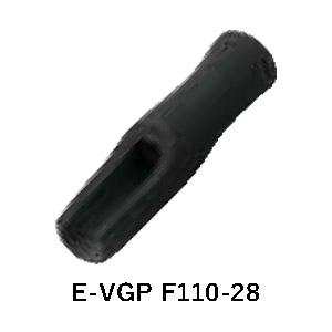 E-VGP F110-28 フォーグリップ用 EVAグリップ ブラック VSS17用 全長110ｍｍ 内径8.0ｍｍ 外径24.5ｍｍ フォア フロント Fuji 富士工業 ロッドビルディング｜intershootjapan