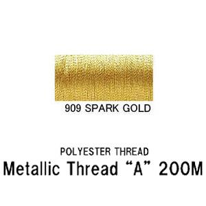 メタリックスレッド "A" 200M ポリエステルス ガイドスレッド 細い糸 200ｍ スパークゴー...