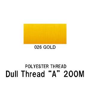 ダルスレッド "A" 200M ポリエステルスレッド ガイドスレッド 細い糸 200ｍ ゴールド 金...