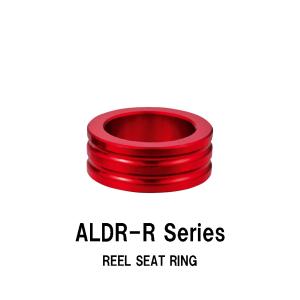 ALDR-R Series リールシートリング 内径15.0ｍｍ〜18.0ｍｍ 外径21.2ｍｍ〜23.9ｍｍ SD16 17 18タイプ アルミ製 レッド 赤色 ジャストエース ロッドパーツ 釣具｜intershootjapan
