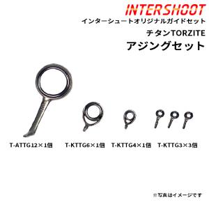 アジングガイドセット チタンTORZITE T-ATTG126-IS スピニング T-ATTG12 T-KTTG6 T-KTTG4 T-KTTG3 富士工業 Fuji 釣り ロッド ロッドパーツ ロッドビルディング｜intershootjapan